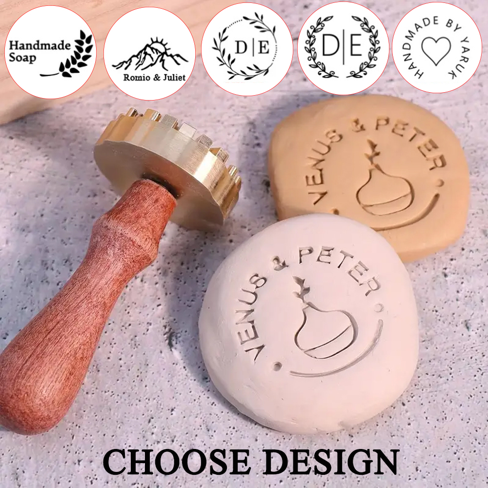 Soap Stamp Custom - Custom Clay Stamp for Pottery Ceramic