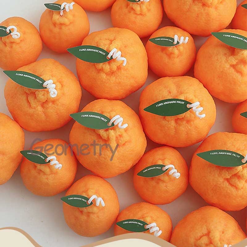 Soap Making Friend - Large Orange Silicone Mold for Candle