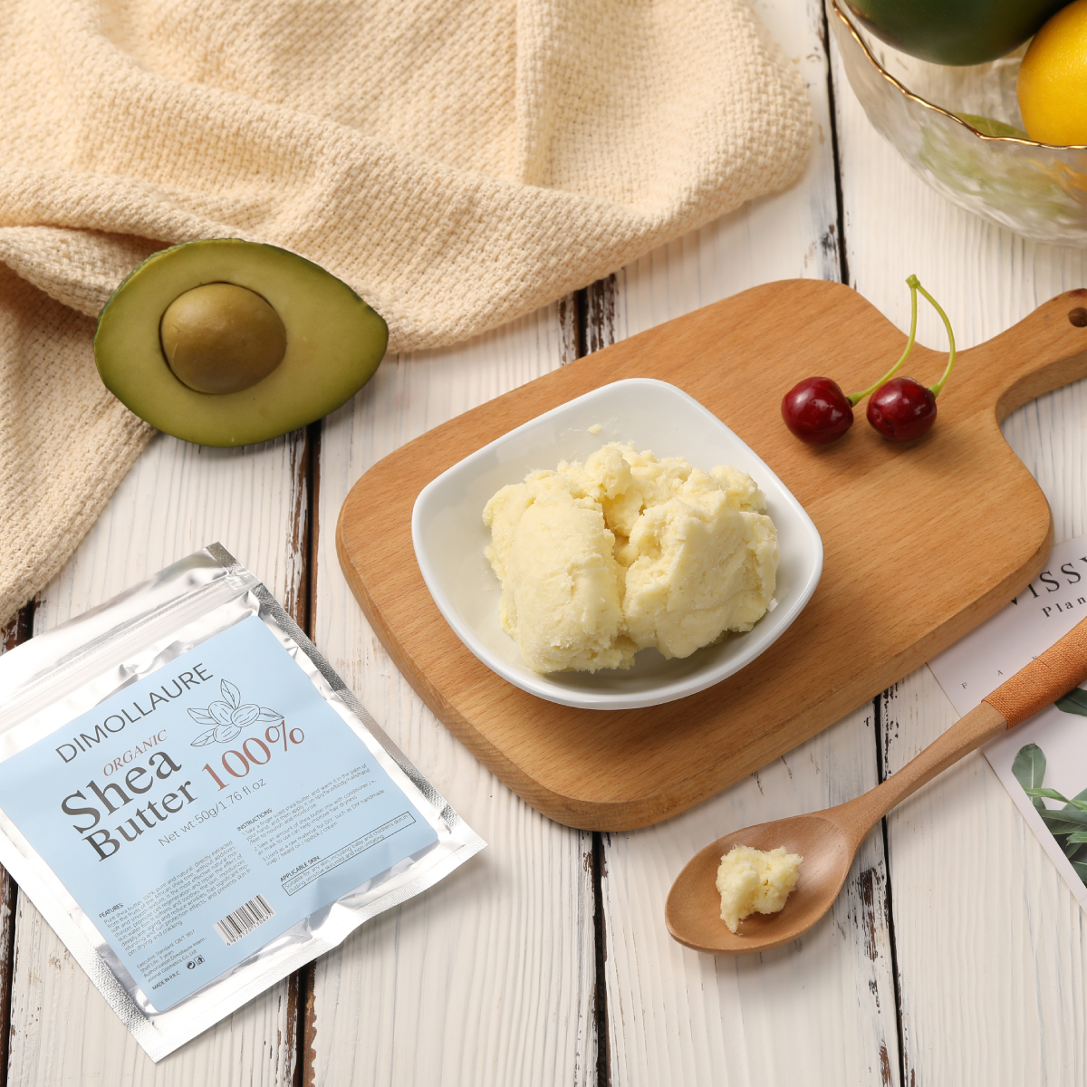 Shea Butter Raw - Dimollaure 100g Natural Organic Unrefined Shea