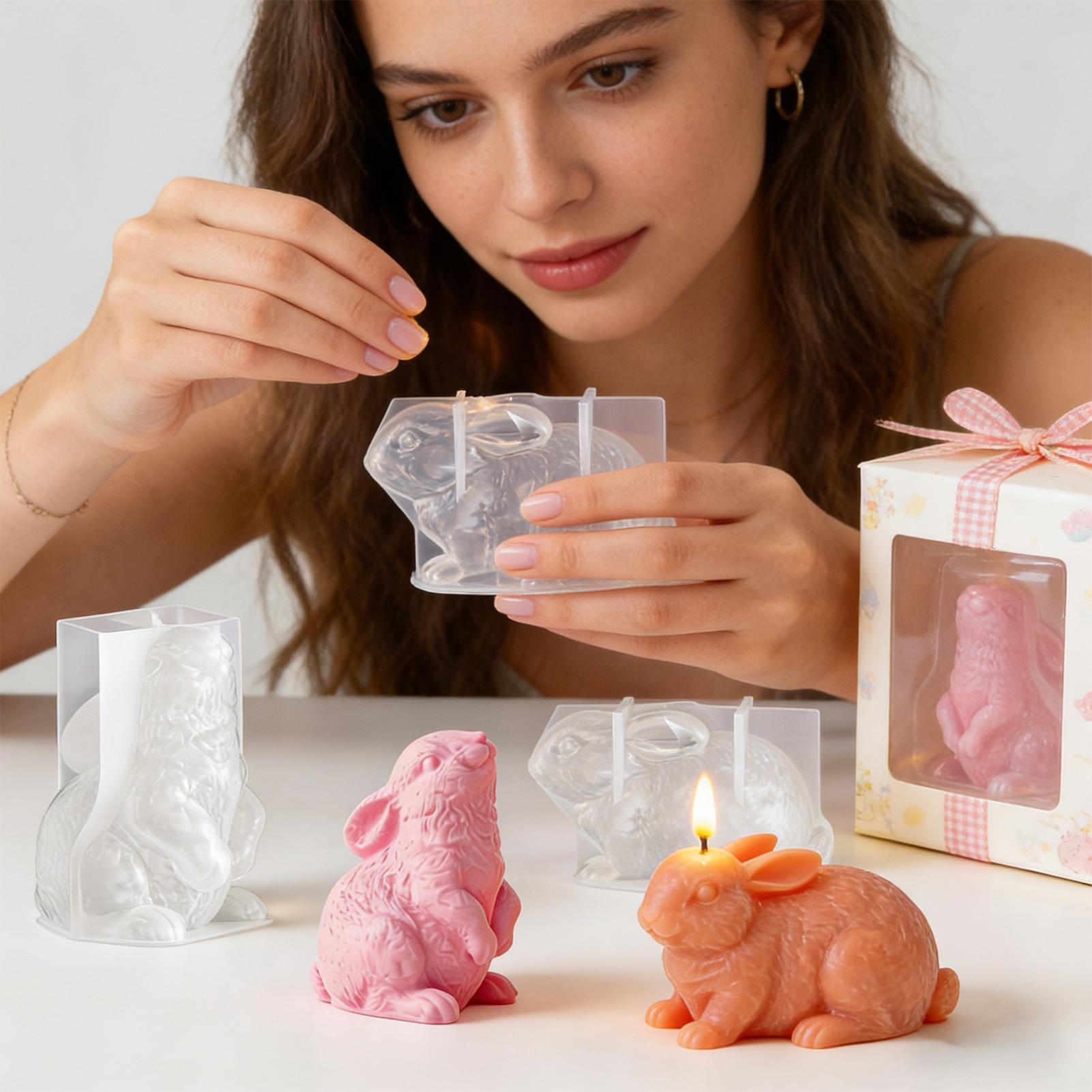 Bunny Silicone Mold 3D Craftin - Soap Making Friend 리뷰 및 가격