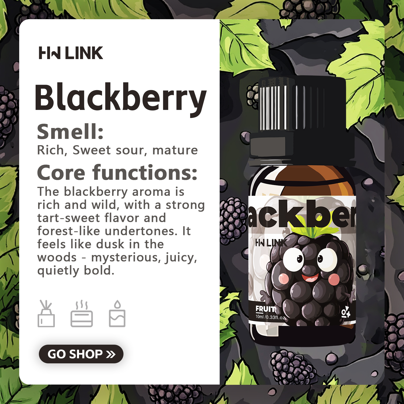 Blackberry Essential Oil Black - Soap Making Essential Oils 리뷰 및 가격