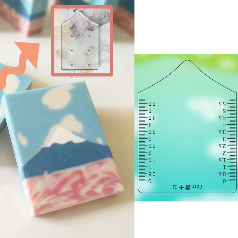 Moutain Pattern Scraper Rib So - Soap Making Hobby 리뷰 및 가격