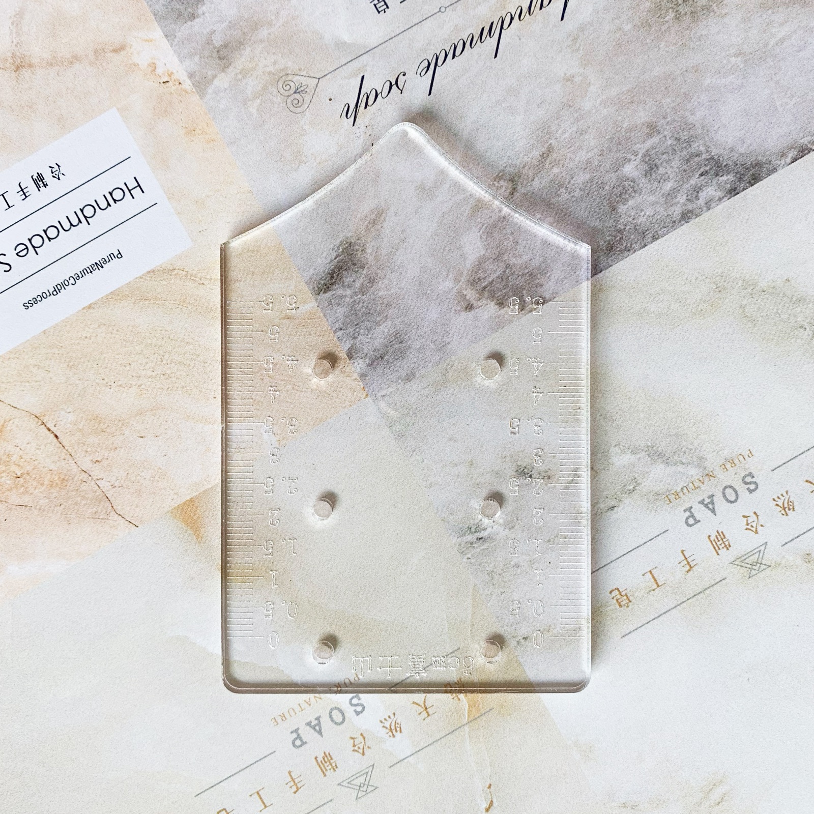 Moutain Pattern Scraper Rib So - Soap Making Hobby 리뷰 및 가격