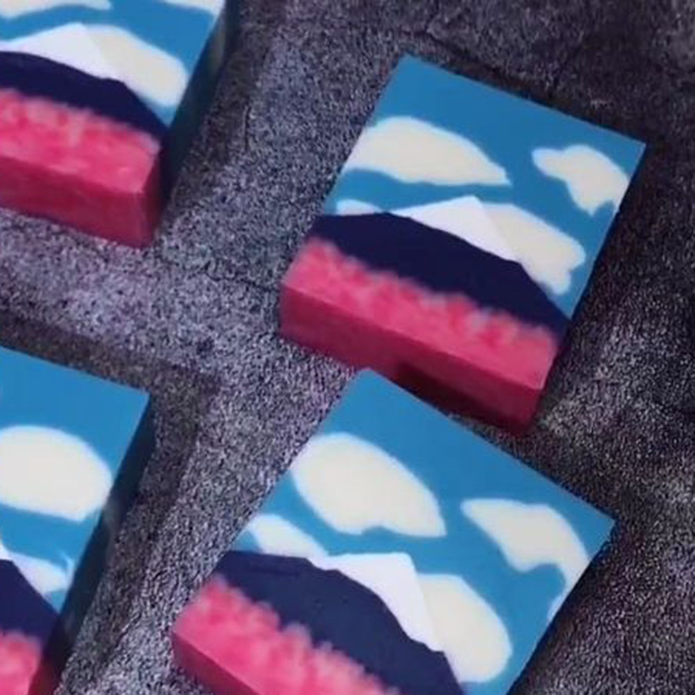 Moutain Pattern Scraper Rib So - Soap Making Hobby 리뷰 및 가격