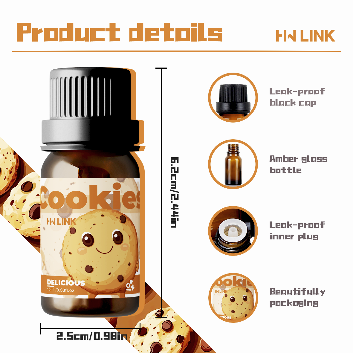 10ml Cookies Essential Oils Pe - Soap Making Essential Oils 리뷰 및 가격