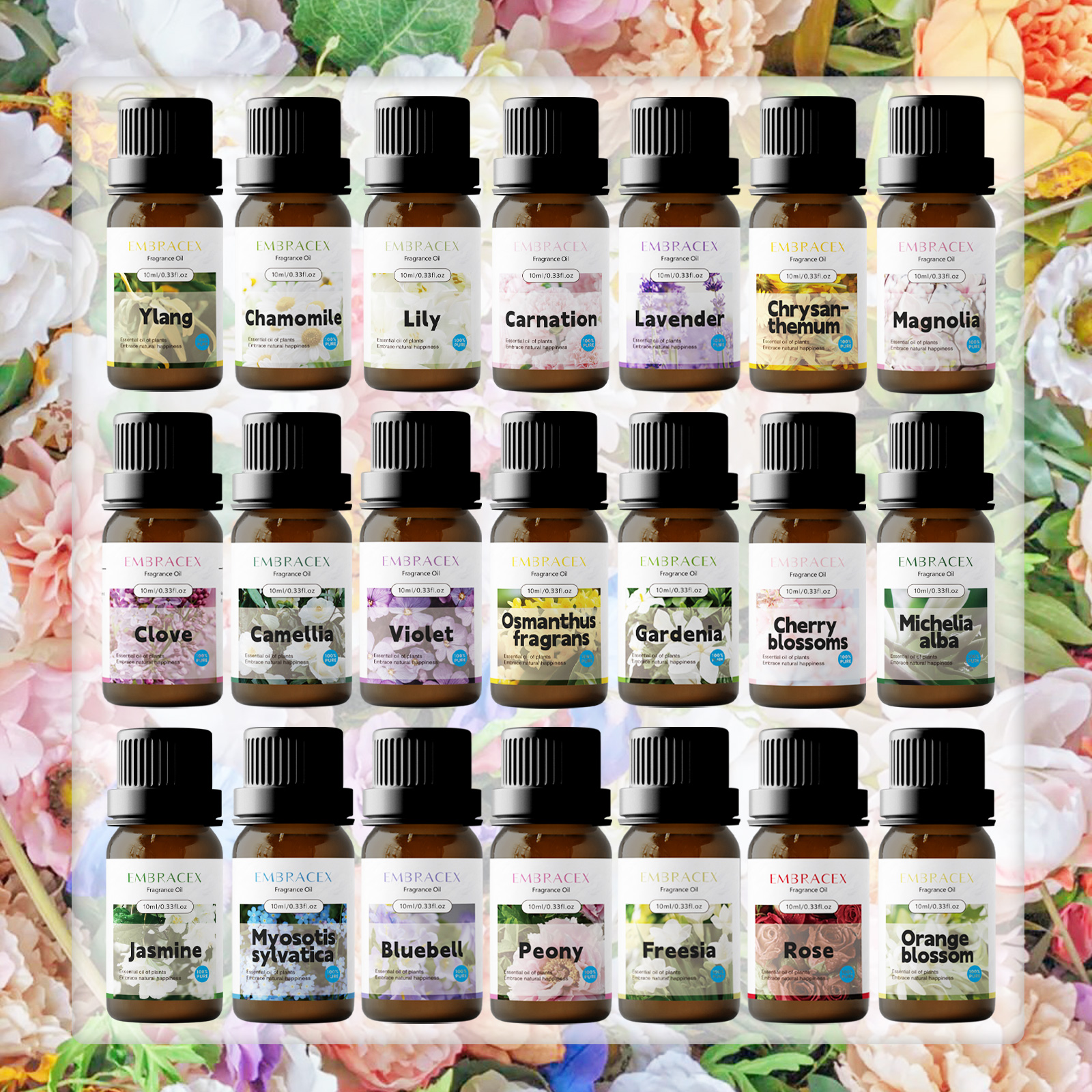 6PC/1PC 10ML Floral Essential  - Soap Making Friend 리뷰 및 가격