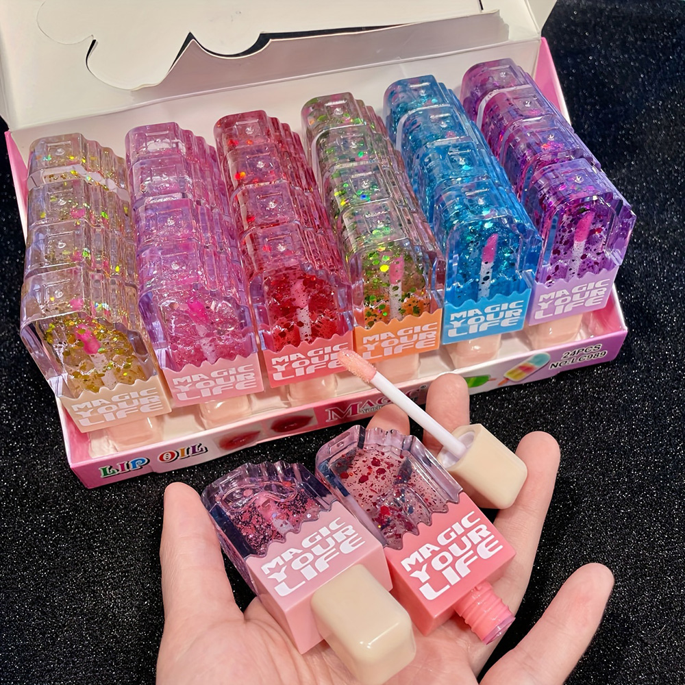 24pcs Cute Ice Cream Sequin Li - Shea Butter Raw 리뷰 및 가격