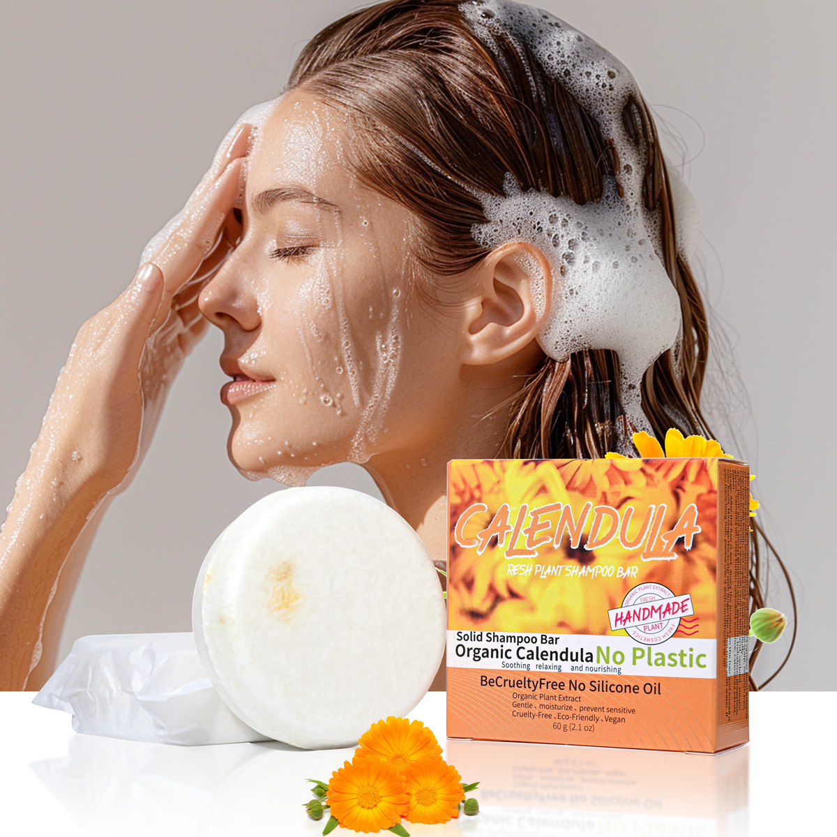 Calendula flower and plant ess - Castor Oil Soap 리뷰 및 가격
