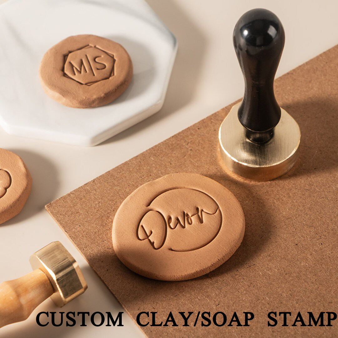 Custom Pottery Stamp for Clay  - Soap Stamp Custom 리뷰 및 가격