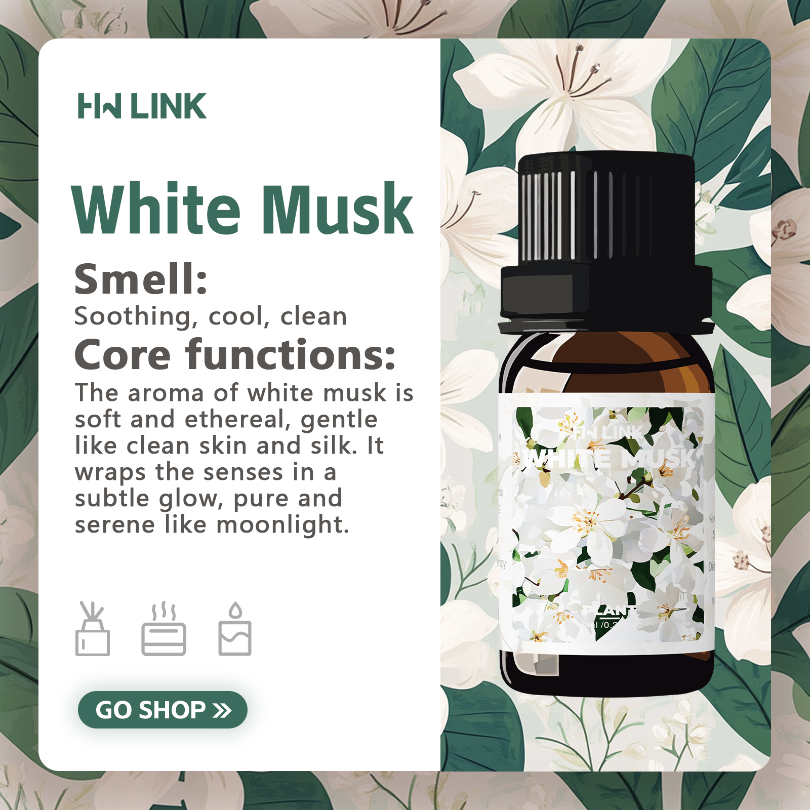 White Musk Essential Oils 10ml - Soap Making Essential Oils 리뷰 및 가격