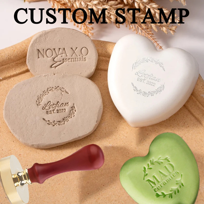 Personalized Pottery Stamp for - Soap Stamp Custom 리뷰 및 가격