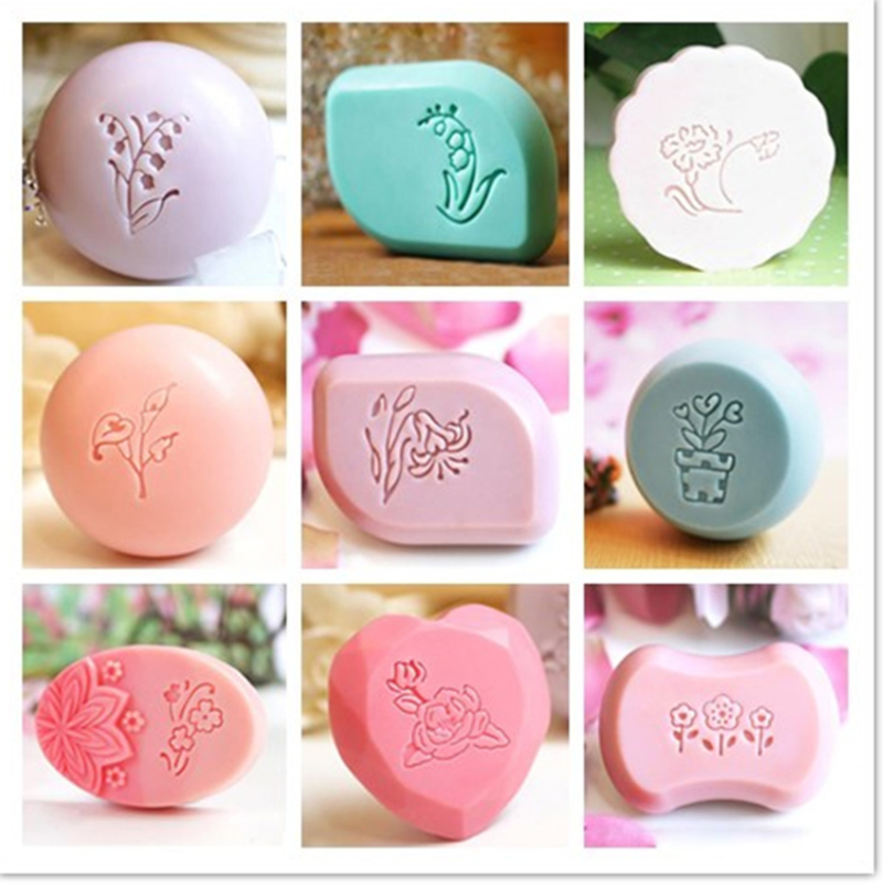 Small Flower Pattern Handmade  - Soap Stamp Custom 리뷰 및 가격