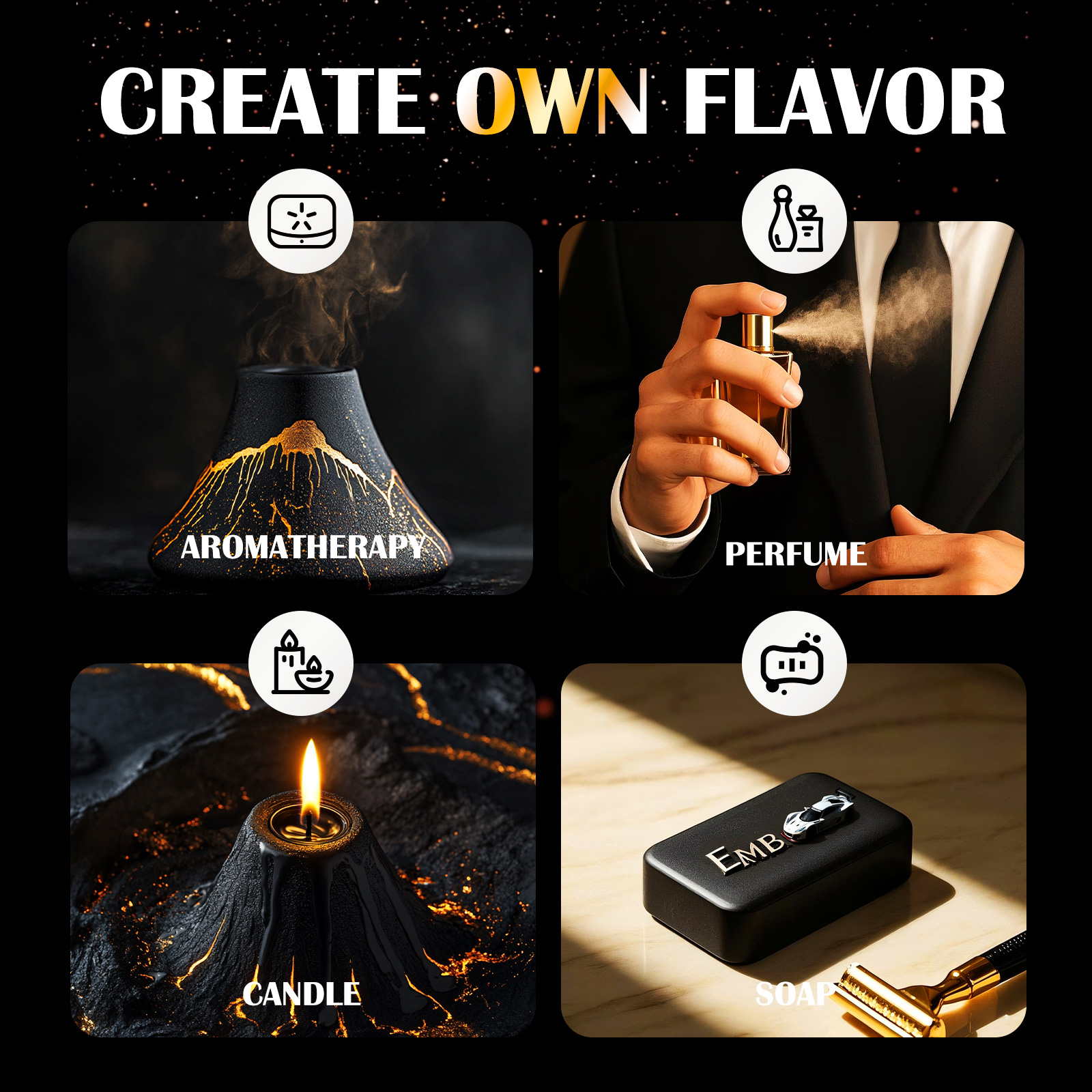 6PC/1PC 10ML Men's Essential o - Soap Making Friend 리뷰 및 가격