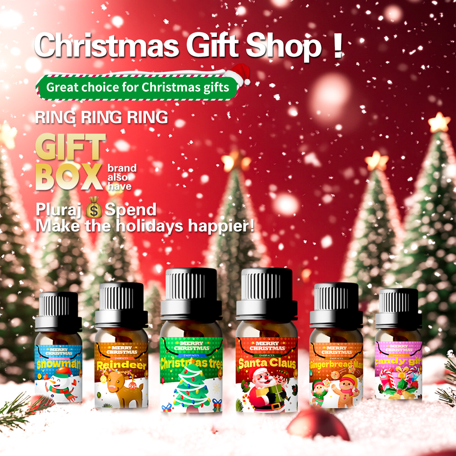 6PC/1PC 10ML Merry Christmas E - Soap Making Friend 리뷰 및 가격