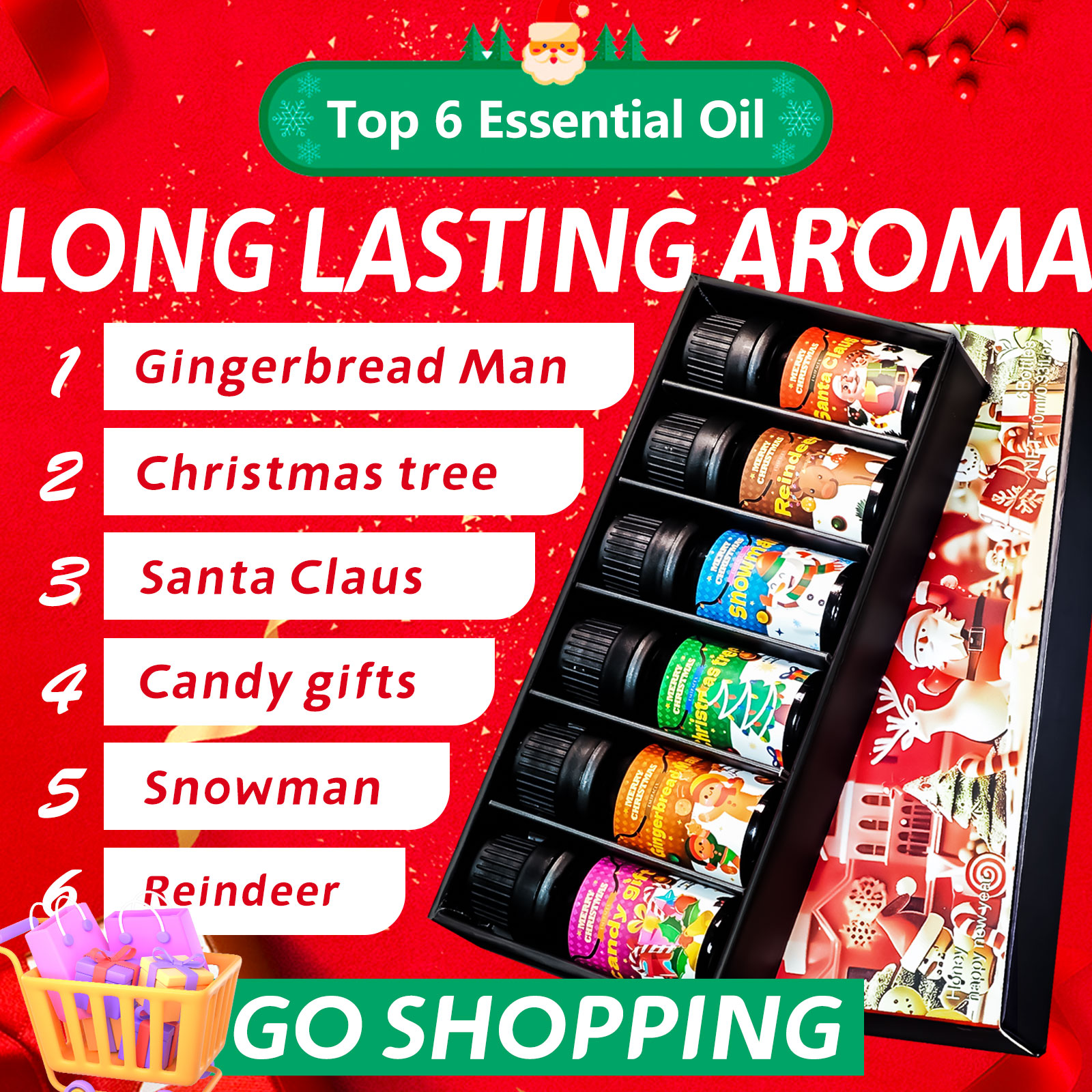6PC/1PC 10ML Merry Christmas E - Soap Making Friend 리뷰 및 가격