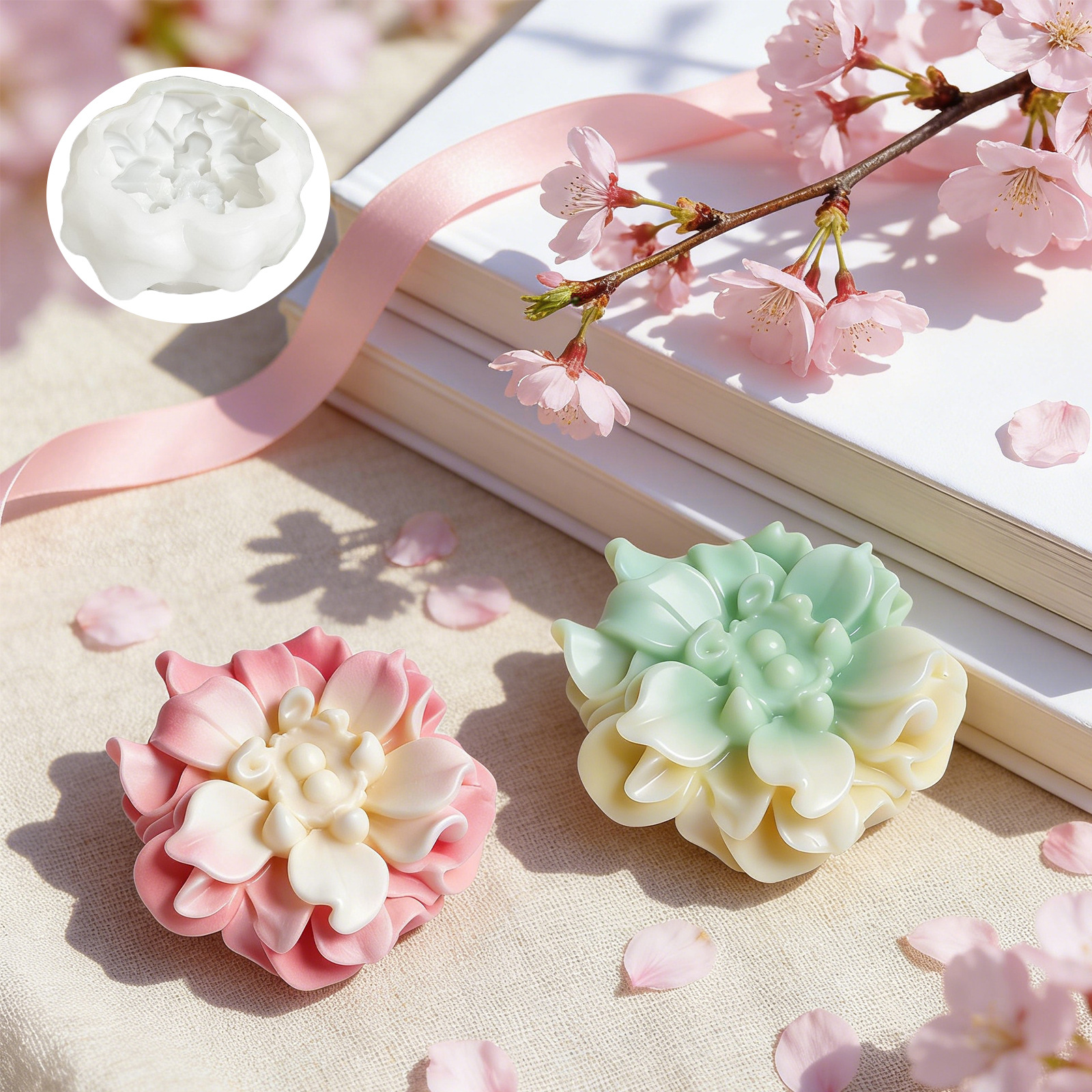 Silicone Mold Flower Shape 3D  - Soap Making Hobby 리뷰 및 가격