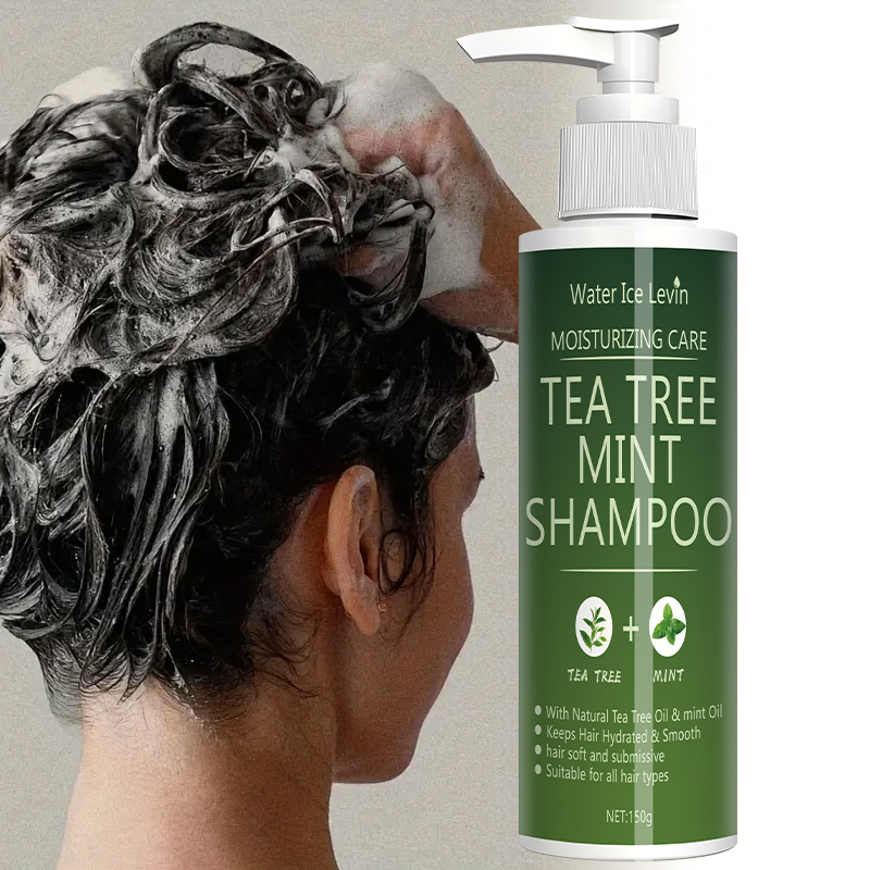 Tea Tree Mint Shampoo Natural  - Shea Butter Raw 리뷰 및 가격