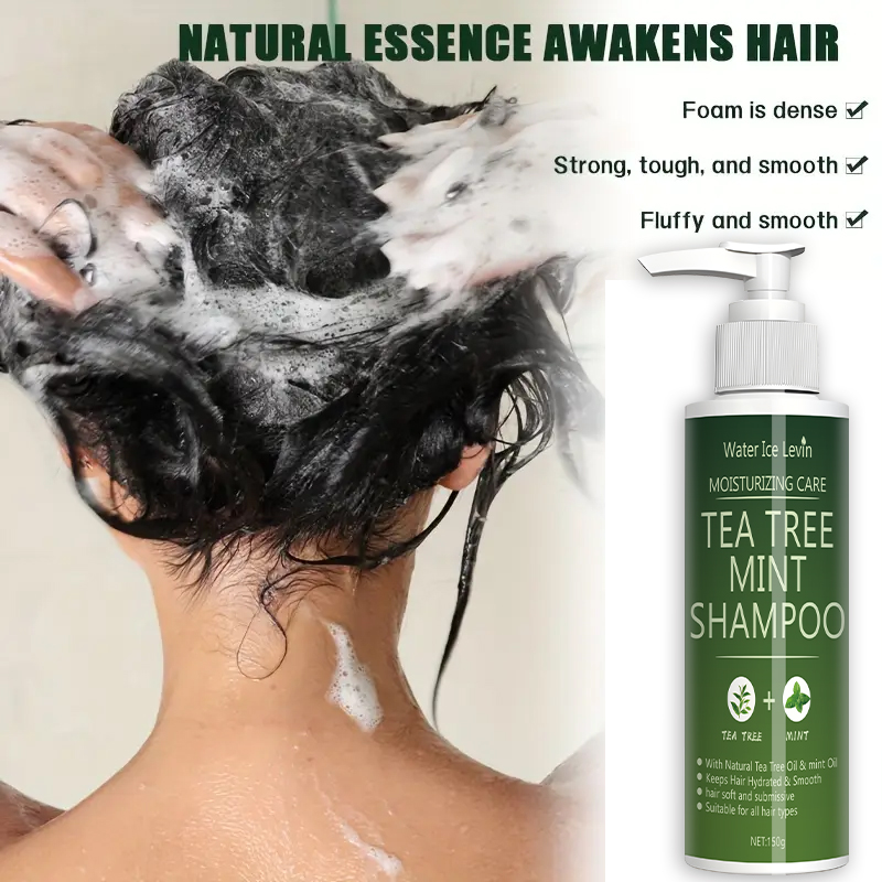 Tea Tree Mint Shampoo Natural  - Shea Butter Raw 리뷰 및 가격