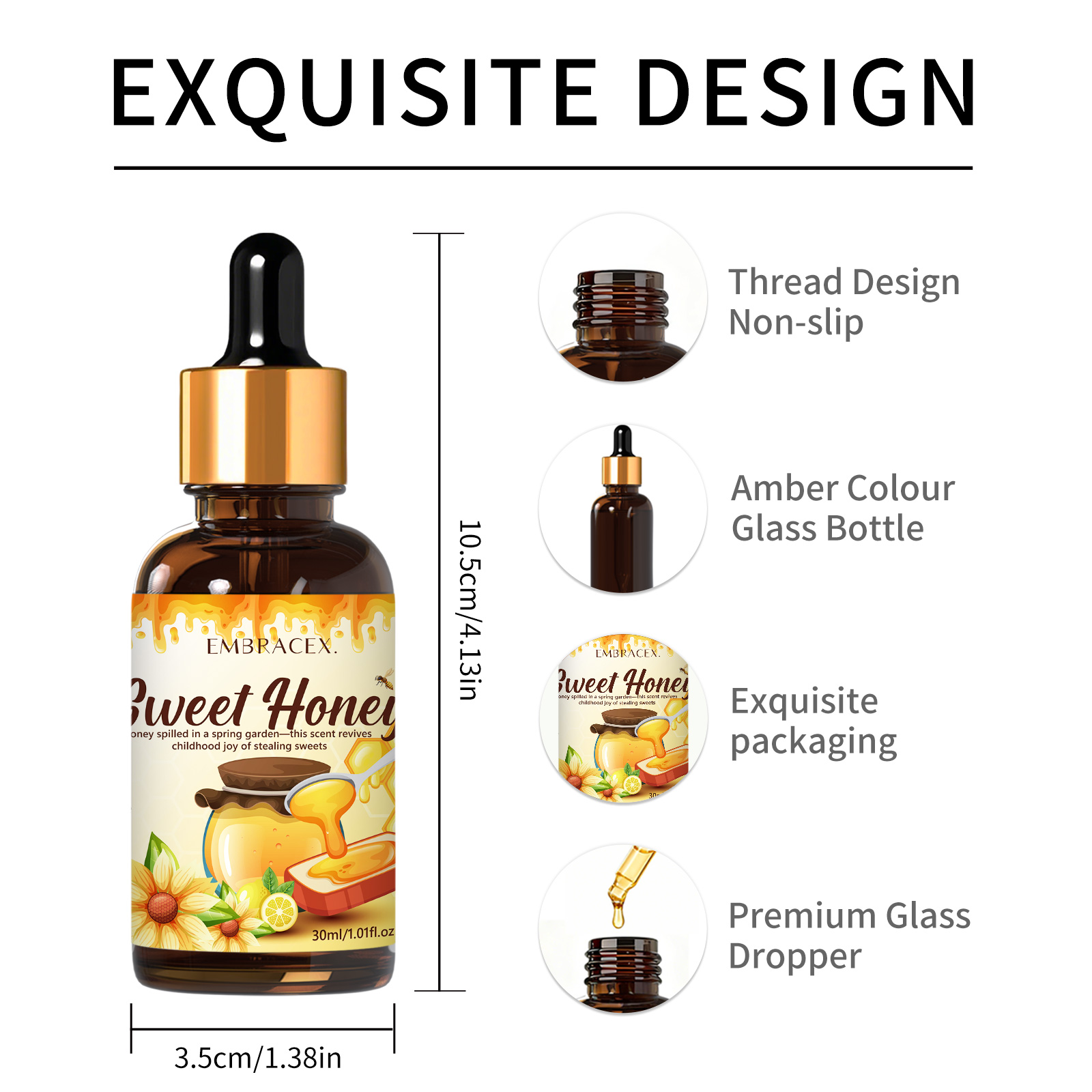 30ml Honey Essential Oil Food  - Soap Making Friend 리뷰 및 가격
