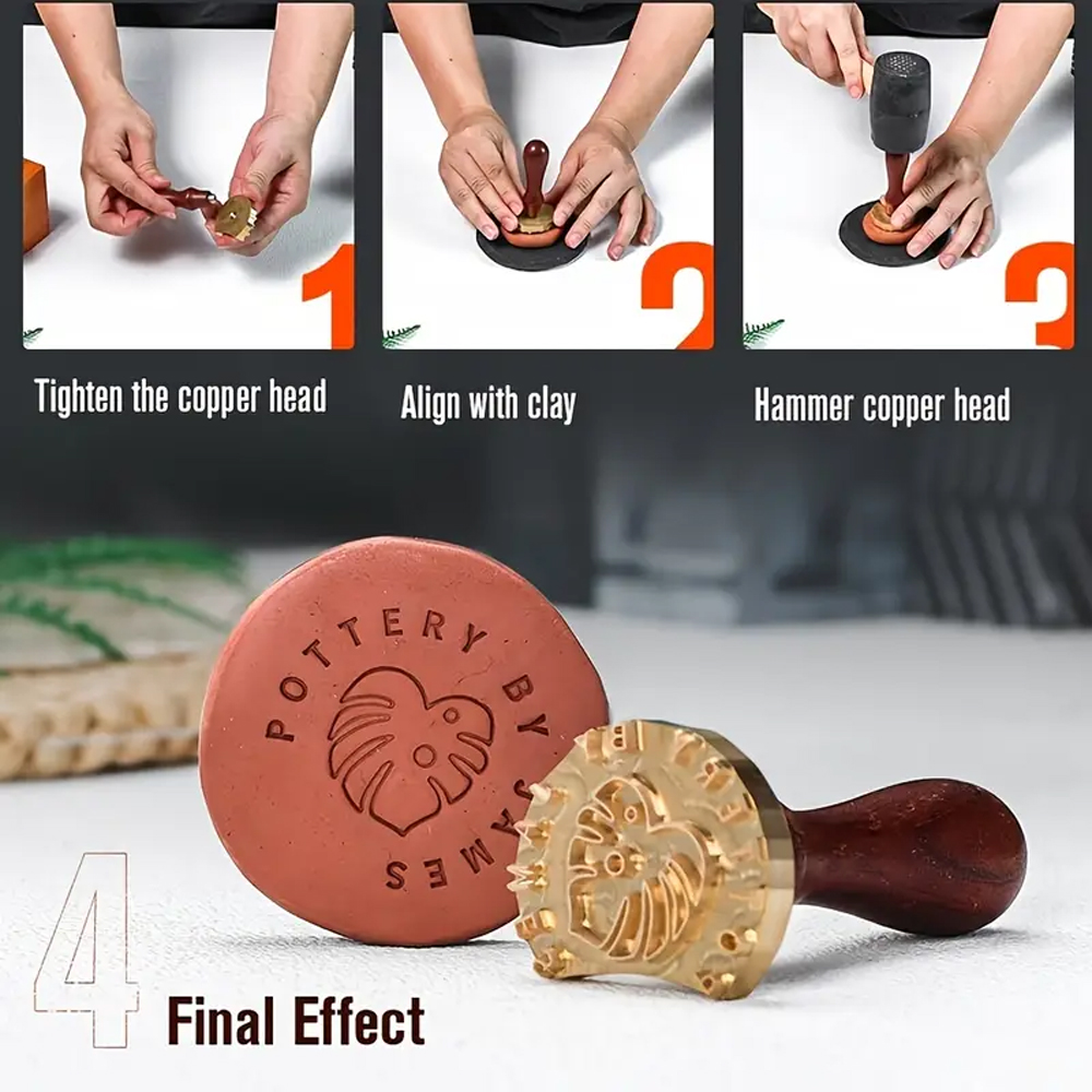 Personalized Clay Stamp with 1 - Soap Stamp Custom 리뷰 및 가격