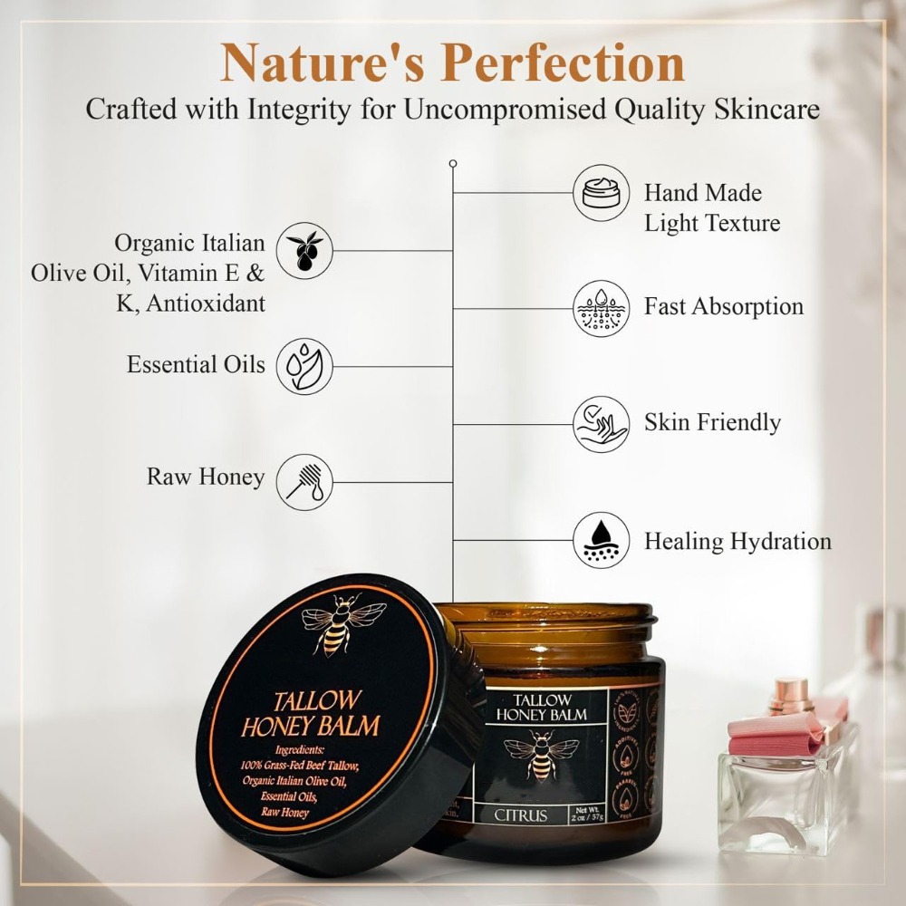 New Tangerine Body Tallow Balm - Shea Butter Raw 리뷰 및 가격