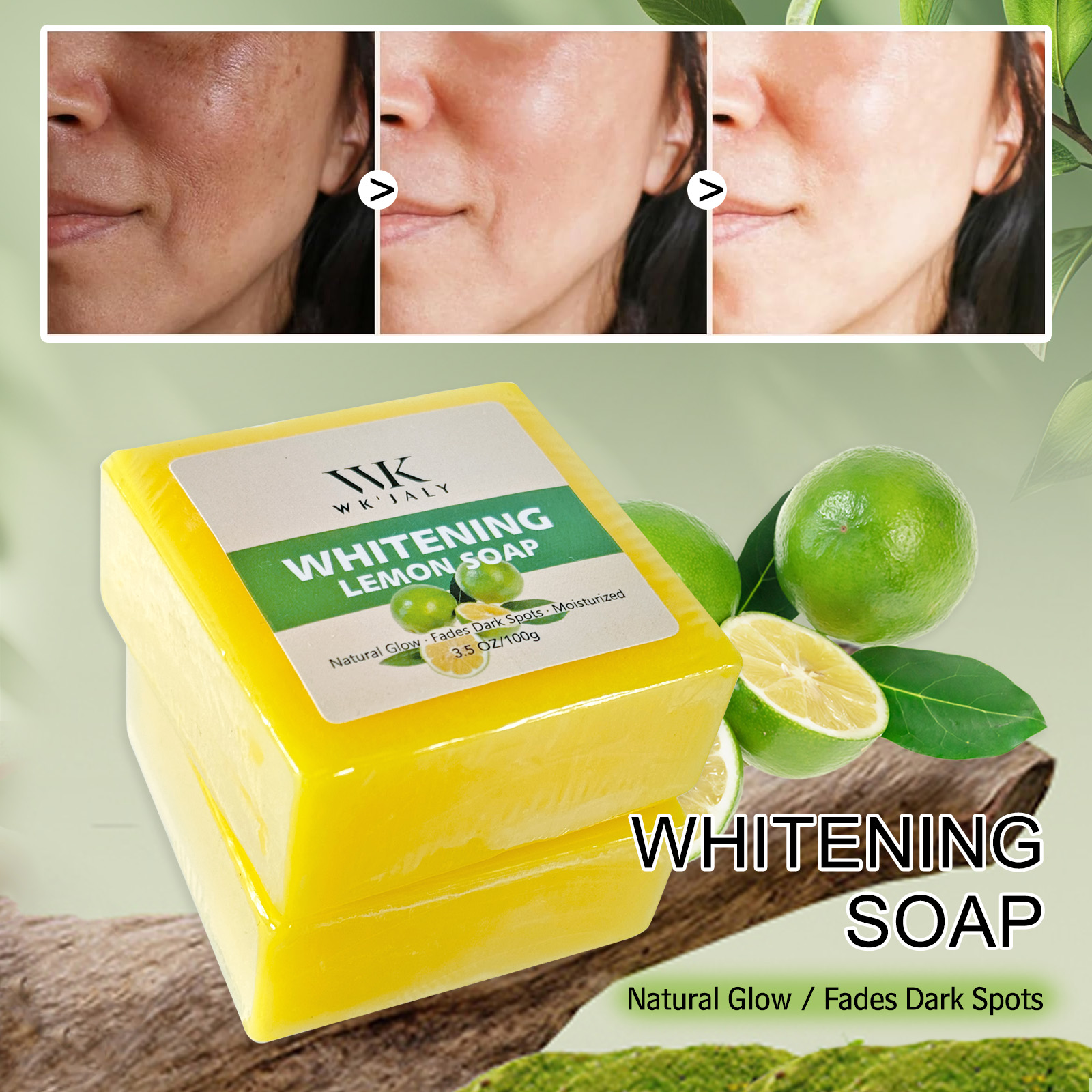 WK JALY Whitening Lemon Soap,  - Shea Butter Raw 리뷰 및 가격